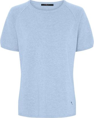 BTF-CPH Btfcph - Kashmir Gebreide T-shirt - Dames - Truien - Blauw - Maat: L Wol