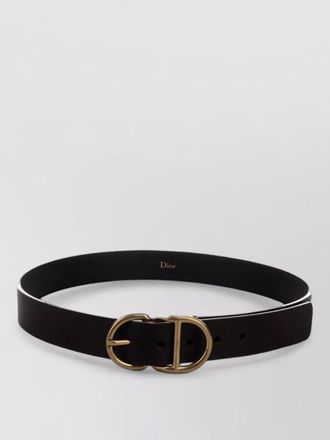 Dior belt adjustable length slim straight shape
