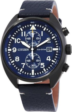 Citizen Chronograph Eco-Drive Blue Dial Mens Watch CA7048-08L