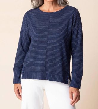 Habitat Pasadena Stripe Grove Pullover In Harbor