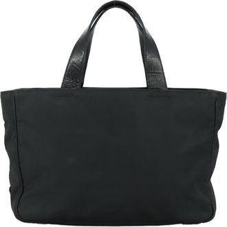 Prada Re-Nylon Black Synthetic Handbag (Pre-Owned)