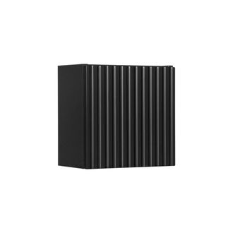 Petits Meubles Armario de pared 1 puerta estratificado Negro