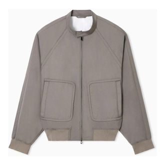 Emporio Armani Jassen, Heren, Grijs, L, Wol, Virgin Wool Blouson