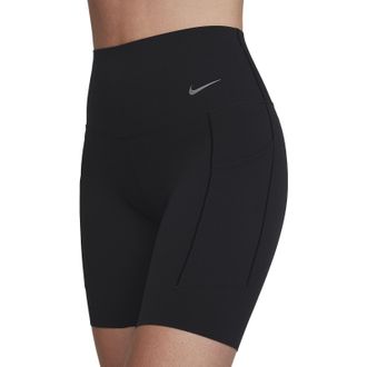Nike (WMNS) NIKE DRI-FIT UNIVERSA MEDIUM-SUPPORT SHORTS WITH POCKETS Black DQ5995-010