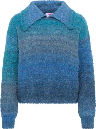 Mymo Gebreide trui Blonda Dames blauw