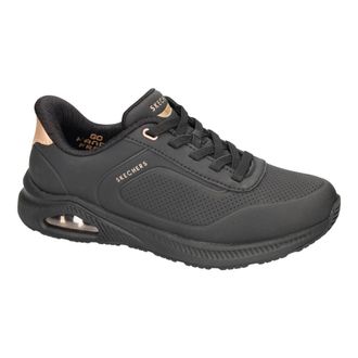 Skechers Arch Fit UNO - Relaxing On Air - Dames - Schoenen - Zwart - Maat: 35 1/2 EU Synthetisch