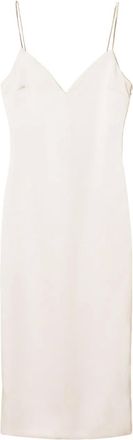 Twin-Set Duchesse jurk met spaghettibandjes - Roze