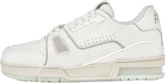 Generic Couple Thick Soled Sneakers are Fashionable Versatile Comfortable Shock Absorbing and Suitable for Outdoor Casual Sports (White,8.5)