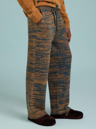 The Elder Statesman Mens Twisted Cashmere Sweatpants