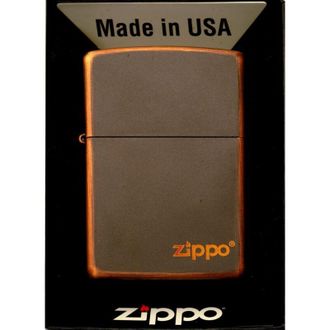 OEM Zapalniczka Zippo Logo Bronce R&uacute;stico 60006257