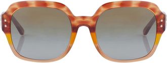 Tory Burch Eleanor Zonnebril - Dames - Accessoires - Bruin - Maat: ONE Size