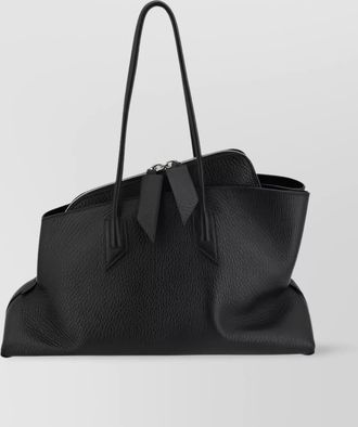 The Attico geometric leather shoulder bag