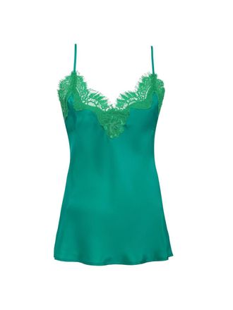 Gold Hawk Womens Claire Coco Cami In Meadow Green/cottage Green