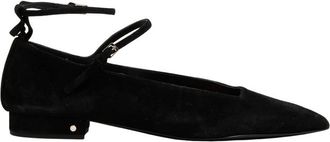 Laurence Dacade Ilona Flat - Dames - Ballerinas - Zwart - 38 1/2 EU - Leer - Schoenen