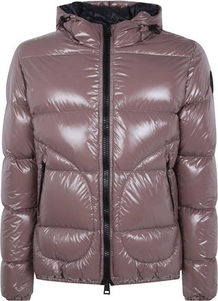 Herno Gloss Bomber Jacket - Heren - Winterjassen - Bruin - M - Jassen