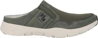 Gabor Schokabsorberende Nubuck Sandaal - Heren - Slip ons - Groen - 40 EU - Schoenen