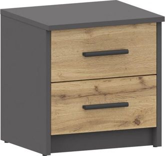 OEM Mesita De Noche Bodo 2s Antracyt-wotan Ufc C&oacute;moda