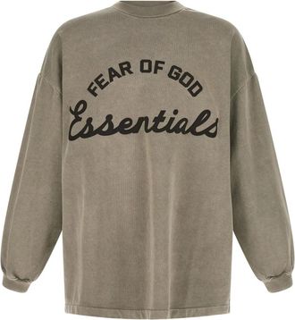 Fear of God Training 90s Long Sleeve Tee - Heren - Longsleeves - Grijs - M - Katoen - Tops