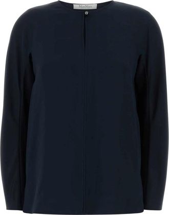 Max Mara Blouses - Dames - Blouses - Blauw - S - Overhemden