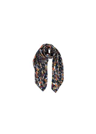 Erdem Floral Print Silk Scarf