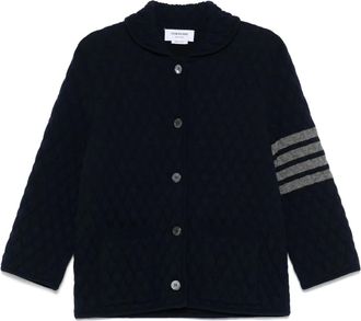 Thom Browne Piumino con dettaglio a 4 righe - Blu