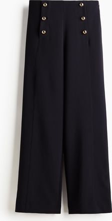 H&M Twillhose mit Knöpfen - Blue