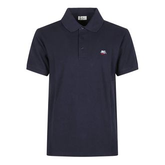 Etro Heren, Tops, Blauw, Maat: M Katoen