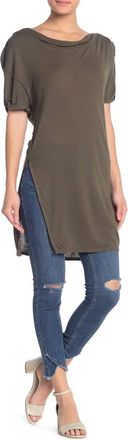 Free People Take It Easy T-Shirt In Army