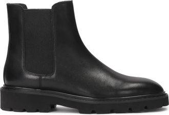 Kazar Leren Chelsea-laarzen met elastische inzet - Dames - Chelseaboots - Zwart - 40 EU - Leer - Schoenen