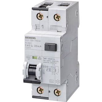 SIEMENS 5SU13547KK16 Magnetotermico e differenziale 2 poli 16 a 0.03 a 230 v - Siemens