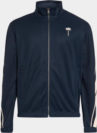 Palm Angels Men & apos;s Palm Tree Striped Track Jacket