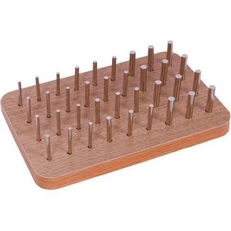 Lumiere Tavola Di Riabilitazione Della Mano In Legno Con 36 Fori E Pioli Da 4 Mm/6 Mm/8 Mm Per Migliorare La Destrezza