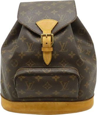 Louis Vuitton Brown Monogram Canvas Montsouris Mm (Authentic Pre-Loved)