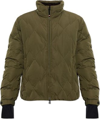 Moncler Bramans Jas - Heren - Gewatteerde jassen - Groen - XL - Leer - Jassen