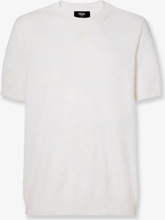 Fendi Maglia in cotone e cashmere - FENDI - gender_Man