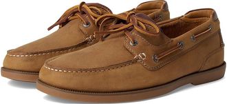 Johnston & Murphy Ventura 2-Eye Boat Shoe Mens Lace-up Boots Tan Full Grain : 10.5 M (D), Leather