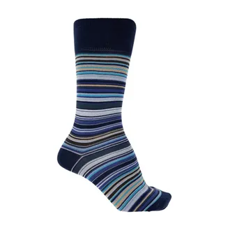 Paul Smith Socks, male, Blue, Size: ONE SIZE Signature Stripe Socks