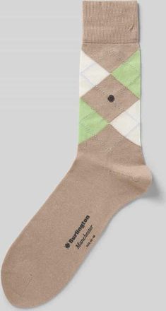 Burlington Socken aus Baumwoll-Mix Modell MANCHESTER in Haematit, Gr&ouml;&szlig;e 40-46