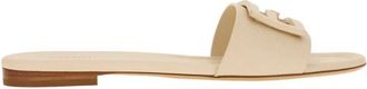 Fendi Slipper - Dames - Schoenen - Beige - Maat: 38 EU Leer