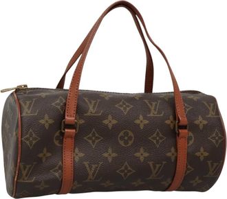 Louis Vuitton Papillon Handbag Monogram Canvas Brown Canvas Bag (Pre-Owned)