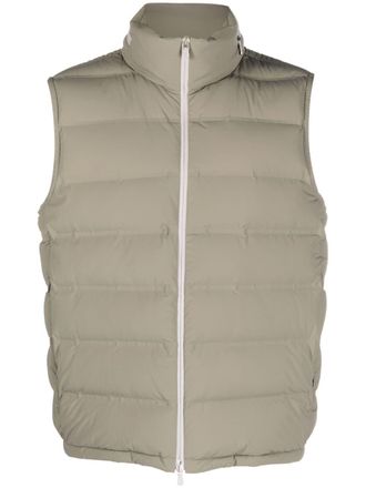 Brunello Cucinelli Bodywarmer met capuchon - Groen