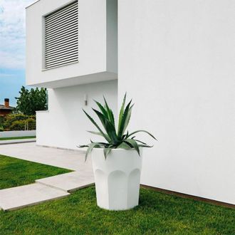 Plust Vaso Grande Tarro Contenedor De Hielo Dise&ntilde;o Moderno Cubalibre - Blanco