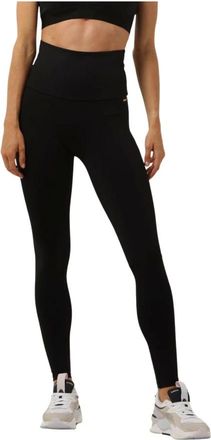 Deblon Sports Broeken, Dames, Zwart, XS, Polyester, Klassieke Legging met Hoge Tailleband