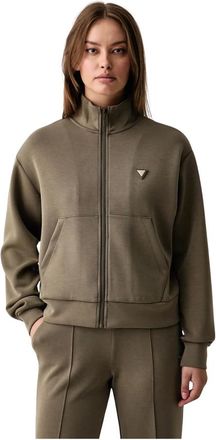 Guess Olympe Zip-through - Sweatshirts & Hoodies - Mujer - Verde - 2XS