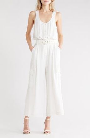 Ramy Brook Greta Wide Leg Crop Jumpsuit in Ivory at Nordstrom Rack, Size Xx-Small