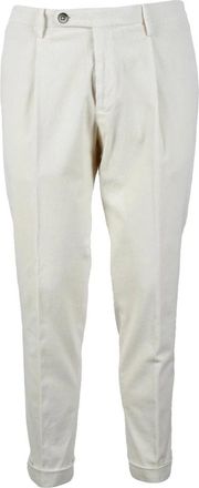 Michael Coal Katoen Modal Elastan Broek - Heren - Slim Fit Broeken - Wit - W35 - Katoen - Broeken