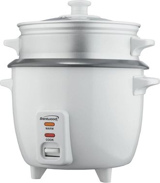 Brentwood 10-Cup Rice Cooker & Food Steamer