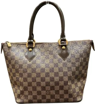 Louis Vuitton Brown Handbag Tote Bag (Pre-Owned)