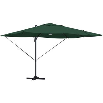 vidaXL Parasol Roma De Brazo Lateral Verde 352 X 251 X 265 Cm Vidaxl