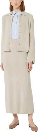Max Mara Cashmere Argyle Skirt